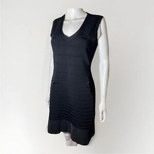 NWOT Nanette Lepore Black Bandage / Body Con Dress USA Large